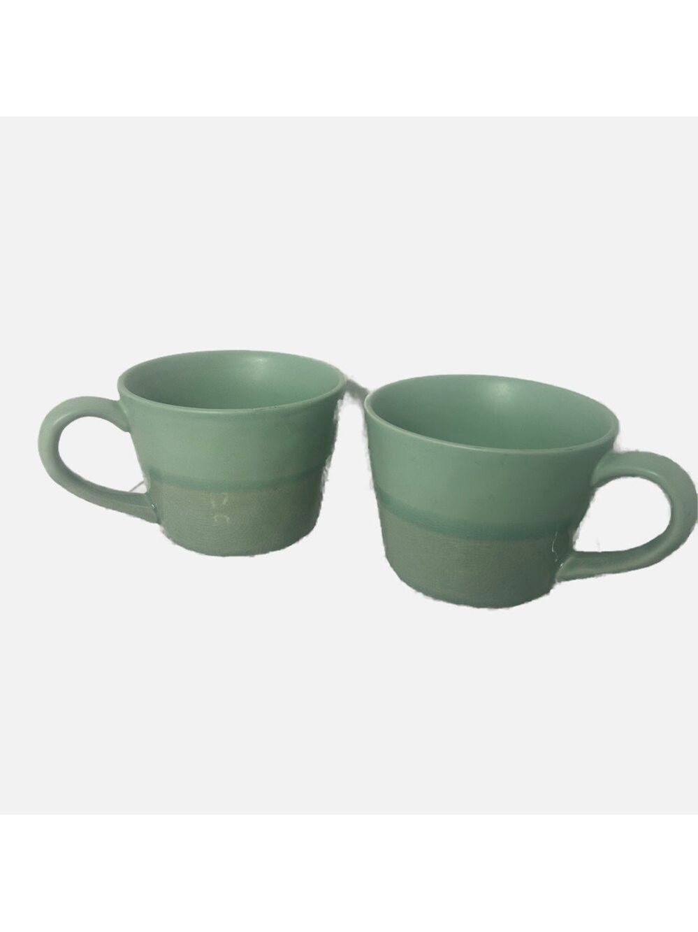 Green Ceramic Coffee Mugs